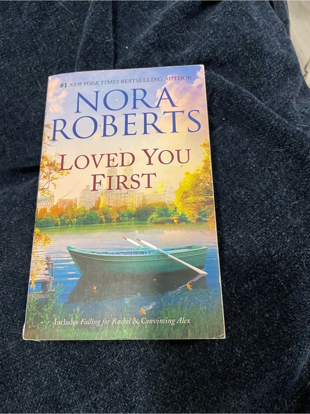 'Loved You First' Decorative Paperback — Blue/Green Cover